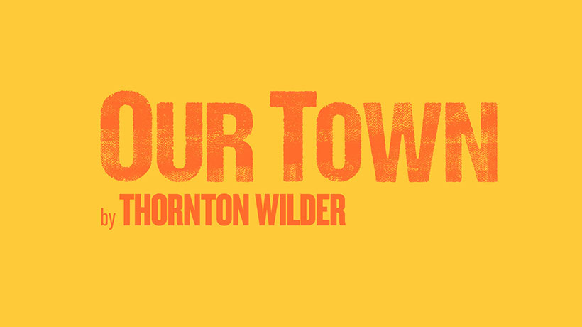 Name of show on a yellow background