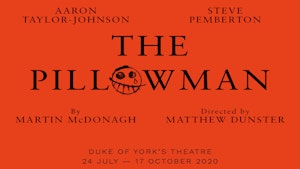 Red Background, Black Drawing of Crying Face.